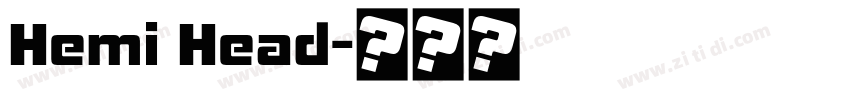 Hemi Head字体转换
